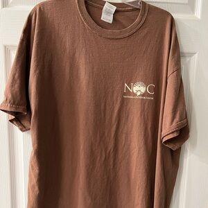 Men’s XXL Nantahala Outdoor Center (NOC) logo. Appalachian Trail Map on Back